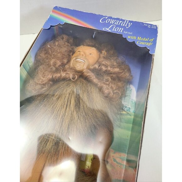 The Wizard of Oz Cowardly Lion Doll Yellow Brick Road Collection 1998 Y2K - Picture 8 of 10